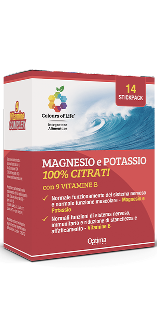 100% CITRATE MAGNESIUM and POTASSIUM with 9 vitamine B