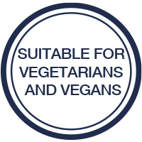 Suitable for Vegetarian and Vegans
