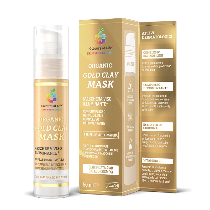 ORGANIC GOLD CLAY MASK