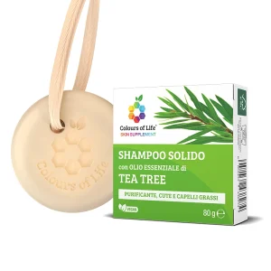 Shampoo Solido con Olio essenziale di TEA TREE
